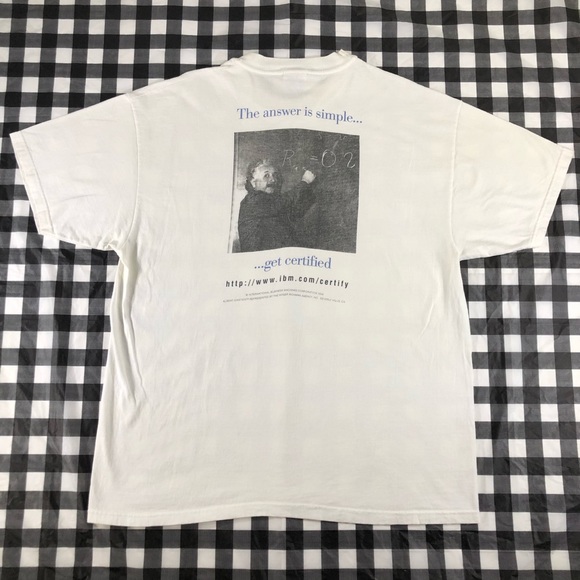 Hanes Other - IBM Albert Einstein Certified Pro 1998 Vintage Tee